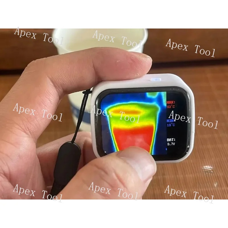 Underfloor Heating Thermal Detector - อุปกรณ์ตรวจจับภาพความร้อนแบบพกพาขนาดเล็ก หน้าจอสัมผัส 320 * 240 พร้อมระบบมองเห็นในที่มืด