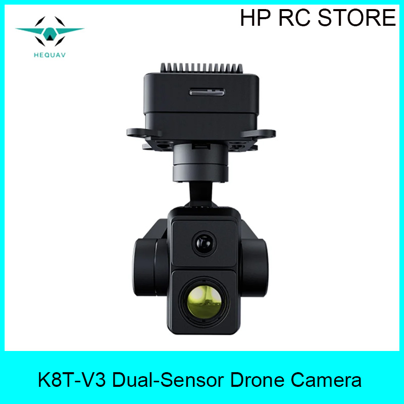 Thermal Imager Drone Gimbal - กล้องโดรน HEQUAV K8T-V3 แบบเซ็นเซอร์คู่ น้ำหนักเบา 147