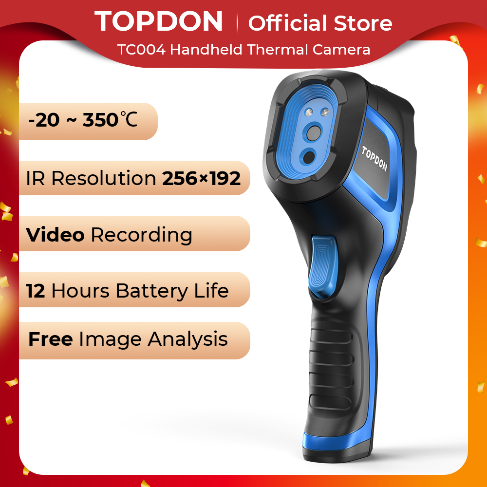 Topdon Tc001 Thermal Camera - TOPDON TC004 ความละเอียดสูงความแม่นยํา 256*192 มือถืออินฟราเรดเครื่องสแกนเนอร์ความร้อนกล้อง Imager