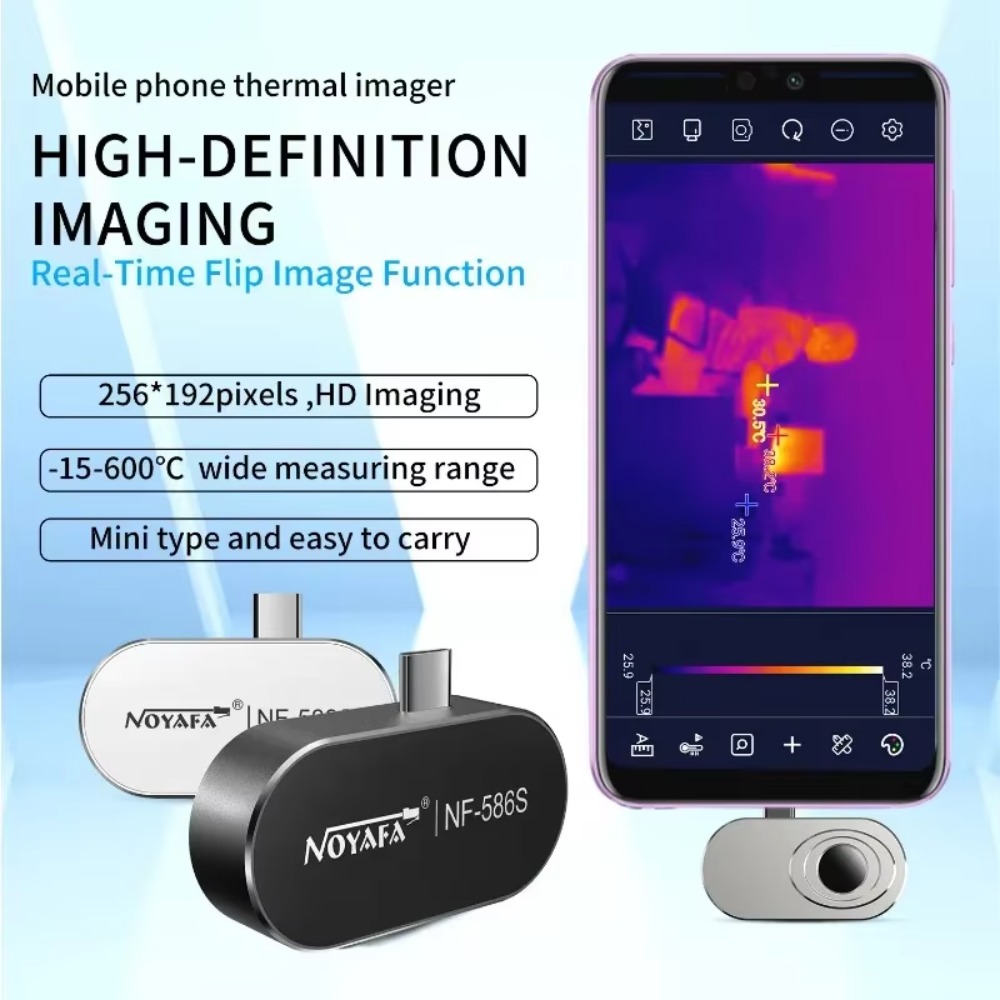 Thermal Imaging Camera 256X192 - กล้องถ่ายภาพความร้อนขนาดเล็ก NF-583S/586S 256x192 Type-C สําหรับ Android