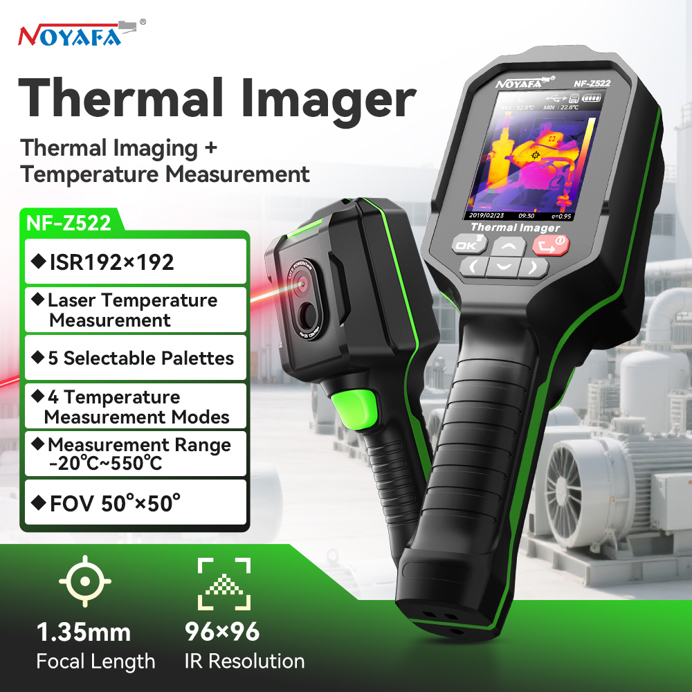 Nf 521 Thermal Imaging Camera - กล้องถ่ายภาพความร้อนอินฟราเรดอุตสาหกรรม NF-Z522 กล้องถ่ายภาพความร้อนแบบมือถือระดับมืออาชีพ -20~400 ℃ เทอร์โมมิเตอร์ความละเอียด