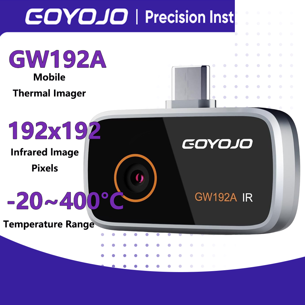 Nf 521 Thermal Imaging Camera - กล้องถ่ายภาพความร้อนอินฟราเรด GW192A สำหรับตรวจสอบและซ่อมแซม กล้องถ่ายภาพความร้อนรุ่นใหม่สำหรับโทรศัพท์แอนดรอยด์