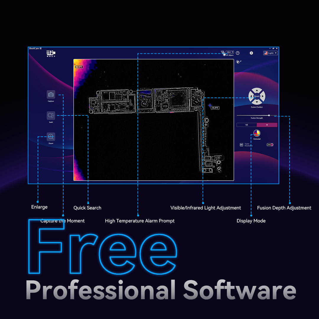 เครื่องมือวินิจฉัยภาพความร้อนอ - Shortcam Thermal Imaging Pcb บทวิจารณ์และราคา