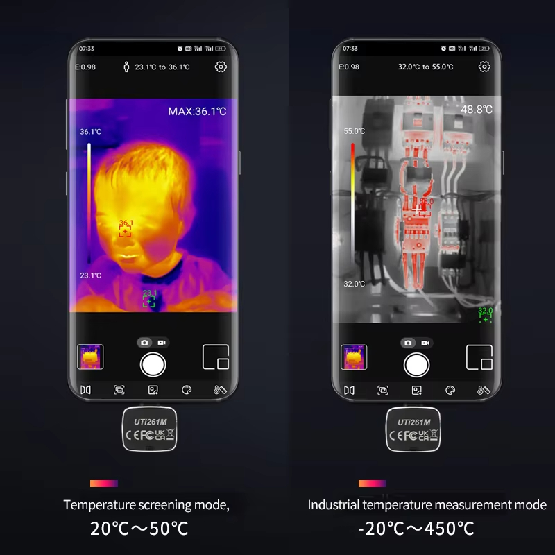 กล้องถ่ายภาพความร้อน UNI-T UTi - Thermal Imaging Camera 256X192 บทวิจารณ์และราคา