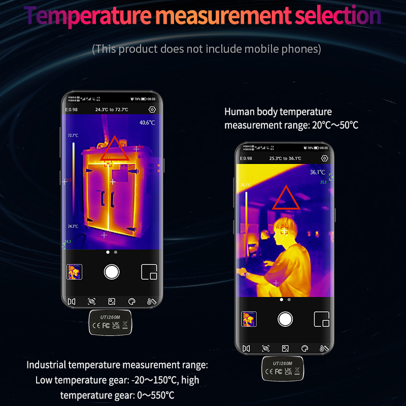 กล้องถ่ายภาพความร้อน UNI-T สำห - Thermal Imaging Camera 256X192 บทวิจารณ์และราคา
