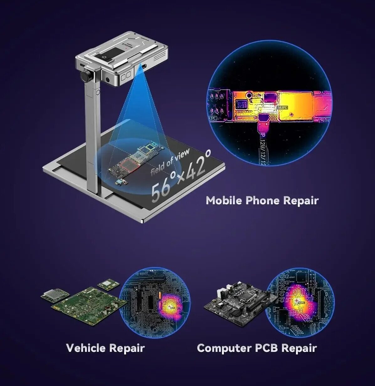 เครื่องมือวินิจฉัยภาพความร้อนอ - Shortcam Thermal Imaging Pcb บทวิจารณ์และราคา